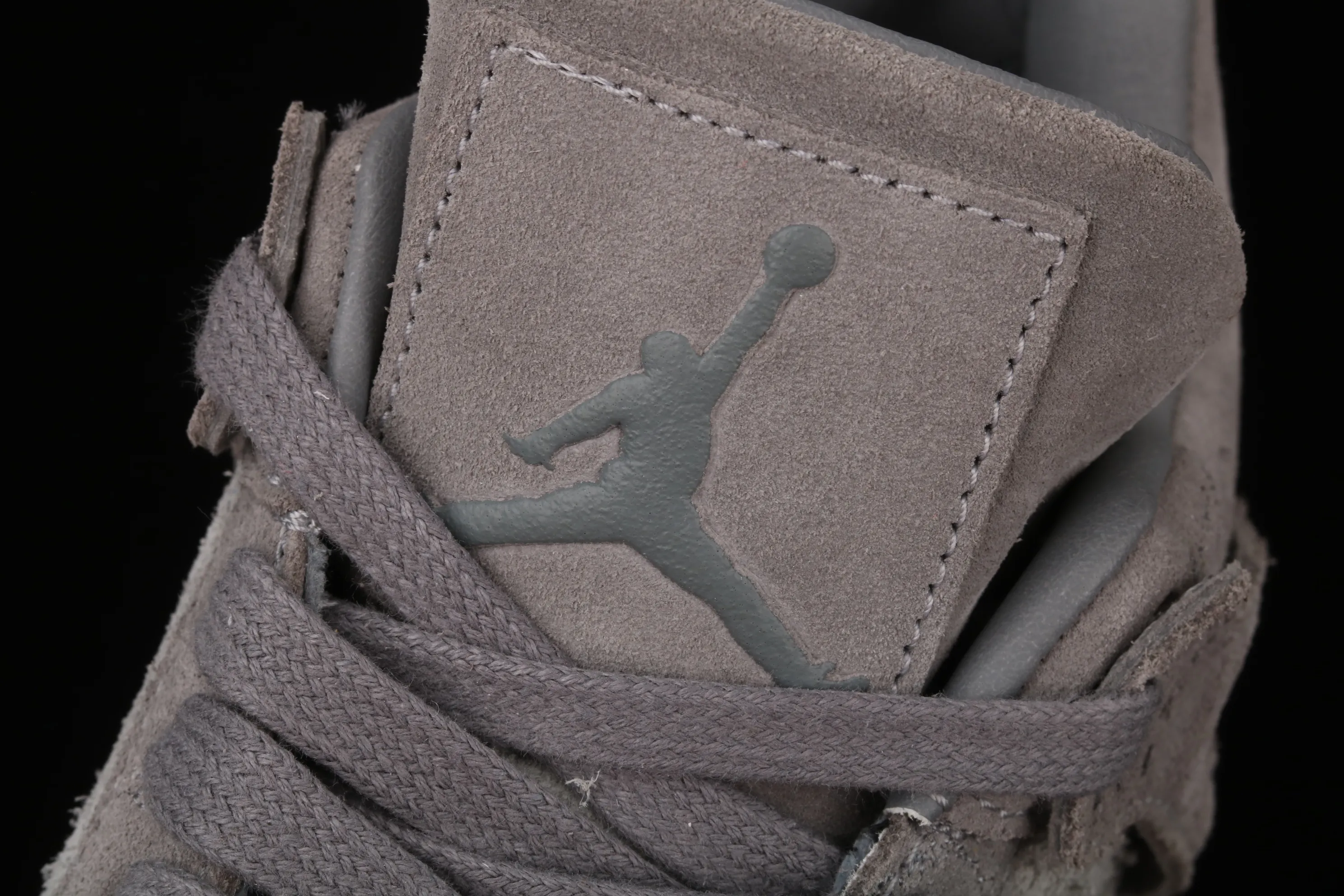 All categories Air Jordan Jordan series basketball shoes Air Jordan 4 Pure original Air Jordan 4 Cool Gray AJ4 Joe 4 cool gray suede luminous bottom basketball shoes 930155-003